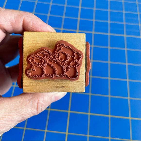 Bear Sayings Rubber Stamp set, You’re Beary Sweet, You’re Beary Special, 90’s - Picture 4 of 10